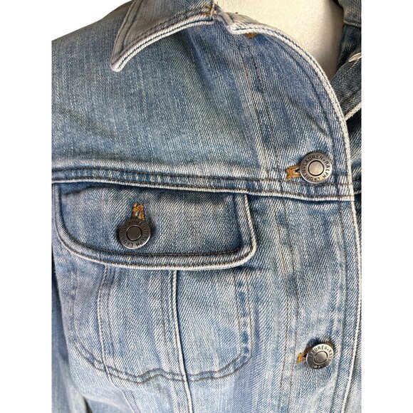 Lauren Jeans Co Size Small Ralph Lauren Womens Denim Jean Jacket Blue Mid Wash - Picture 4 of 10
